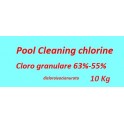 Pool cleaning chlorine 10